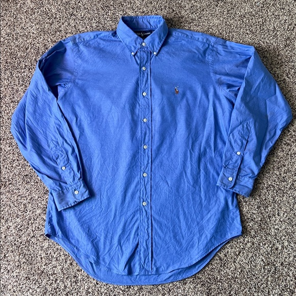 Ralph Lauren Yarmouth Long-Sleeve Button-Down Polo Shirt - Picture 2 of 8